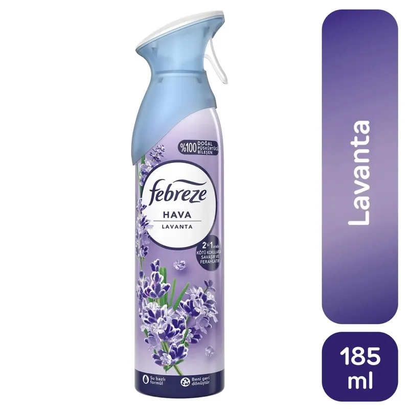 Aerosol Hava Ferahlatıcı Sprey Oda Kokusu Lavanta 185
