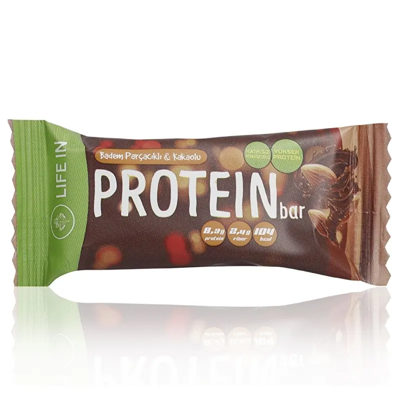Badem ve Kakaolu Protein Bar 28 gr