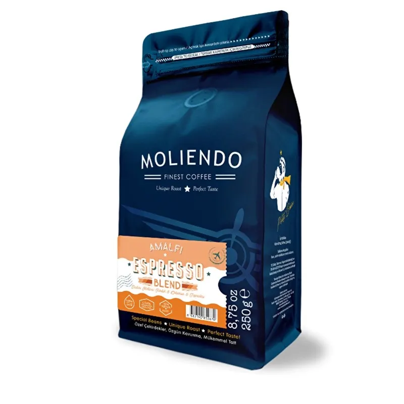 Amalfi Espresso Blend Kahve (Çekirdek Kahve) 250 gr