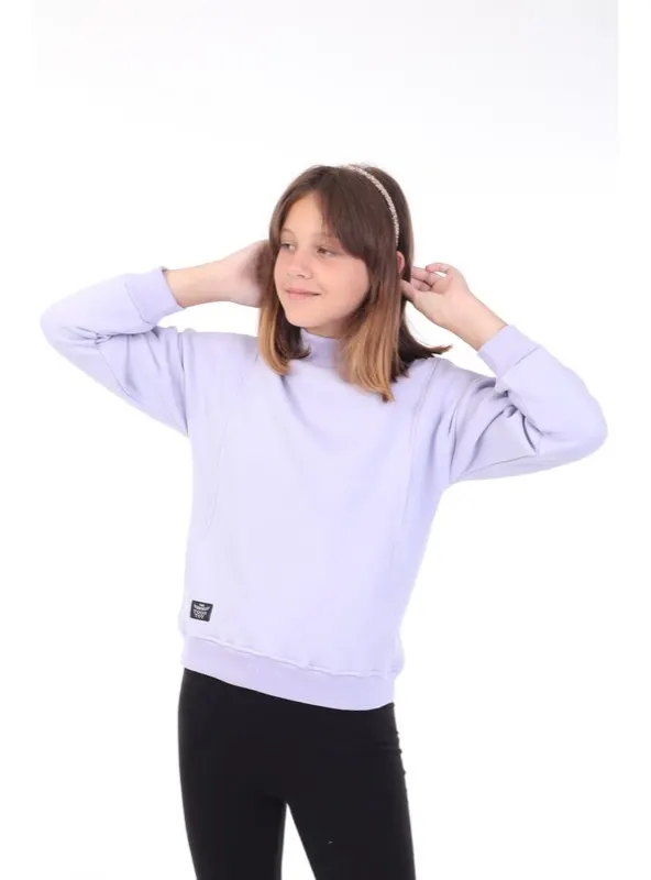 Kız Çocuk Sweatshirt Mavi